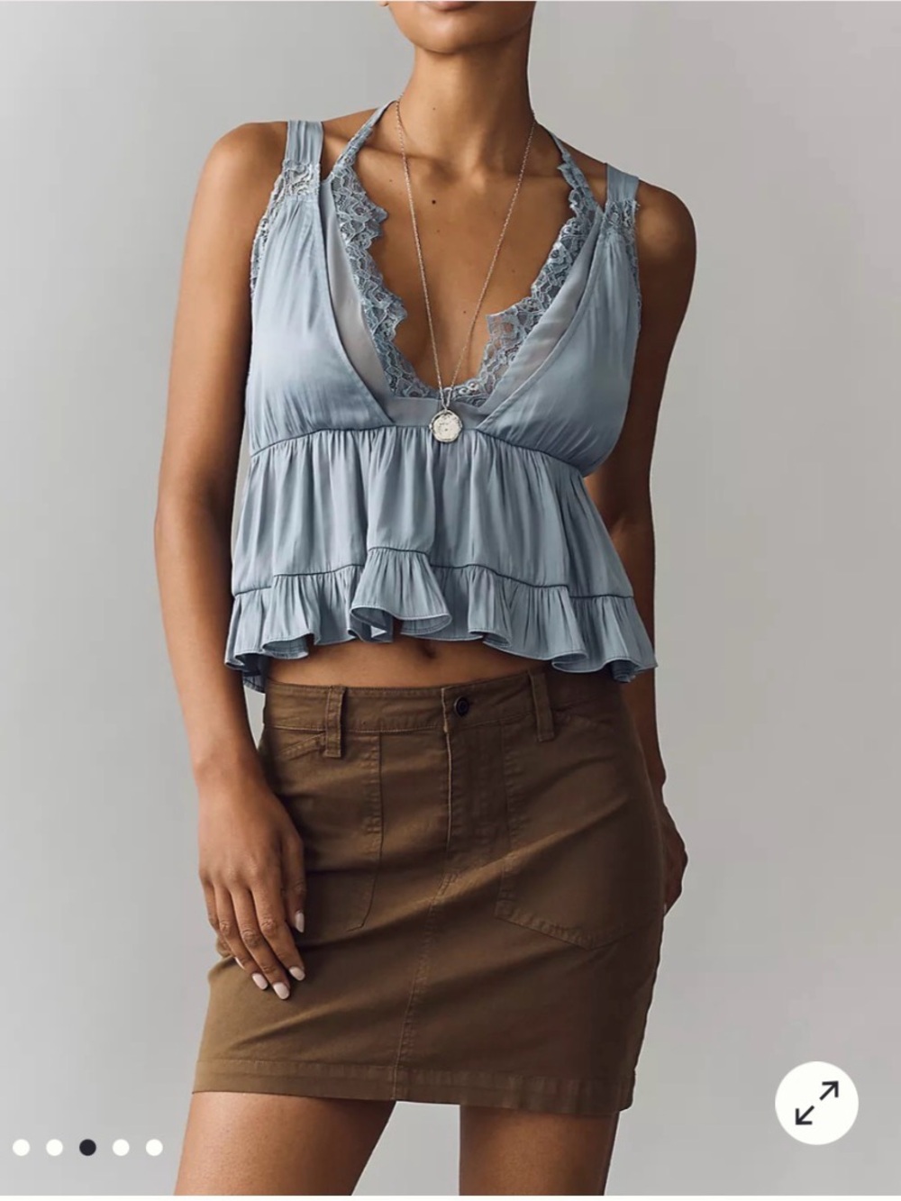 Sanctuary Routine Mini Skirt Classic Preppy Khaki 29 Anthropologie Nordstrom